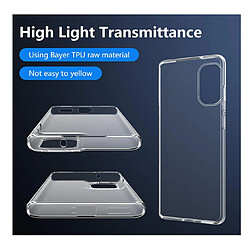 Acheter Htdmobiles Coque pour Motorola Moto G85 5G - housse etui silicone gel fine + film ecran - TRANSPARENT TPU