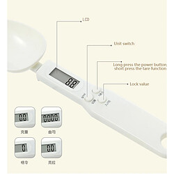 Avis Universal Nouveaux écrans à cristaux liquides portables 500g/0.1g Balance de cuisine numérique Cuillère de mesure grammes Cuillère électronique Poids Rouleaux Nouveaux modèles de haute qualité