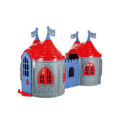 Purline Château pour enfants en plastique avec deux tours CASTLE DU DRAGON DOUBLE