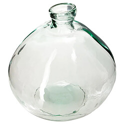 Atmosphera, Createur D'Interieur Vase rond verre recyclé D45 Transparent - Atmosphera