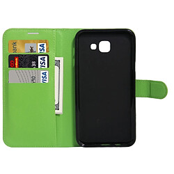 Wewoo Housse Étui vert pour Samsung Galaxy A8 2016 / A810 Litchi texture horizontale Flip PU en cuir avec support et Slots de cartes Portefeuille pas cher