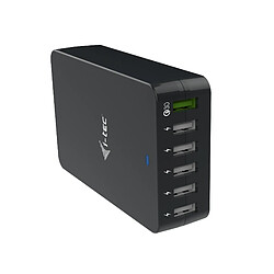 Chargeur portable i-Tec CHARGER6P52W Noir pas cher