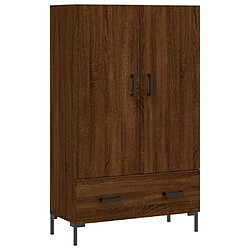 Maison Chic Buffet,Meuble de Rangement,commode pour salon,Cuisine chêne marron 69,5x31x115 cm bois d'ingénierie -MN82699