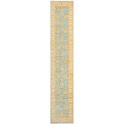 Vidal Tapis de couloir en laine 387x74 beige Kaizar 