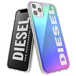 Diesel Coque pour iPhone 12 Pro Max Anti-chutes 1.5m Effet Holographique Multicolore pas cher