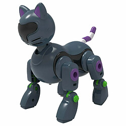 Justgreenbox Robot Chien Jouet DIY Interactif Intelligent Jouets Éducatifs, Noir