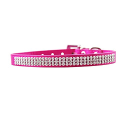 Wewoo Collier Chien & Chat Magenta Produits d'animal de compagnie de de de familier clouté par diamant, taille: L, 2.5 * 51cm