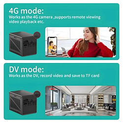 Avis HD4K Mini caméra de surveillance IP WiFi HD 4G 2K, de sécurité sans fil, avec vision nocturne et carte Sim, batterie Rechargeable 2000mAh + Carte micro TF 256 gb