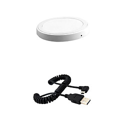 Câble de Données USB À Micro USB Câble Connecteur + Chargeur Induction QI Station Charge