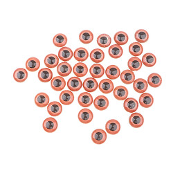 Yeux de sécurité en plastique marron pour poupée d'ours artisanat animal marionnette 18mm (40pcs)