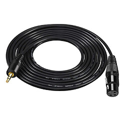 Avis 3,5 Mm TRS Stéréo Mâle à XLR Femelle équilibré Câble Microphone Audio 1,5 M