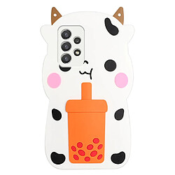 Coque en silicone avec lanière vache pour votre Samsung Galaxy A33 5G