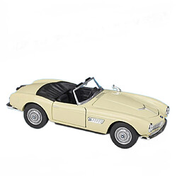 Universal 1: 24 BMW 507 Convertible Vintage Vehicle Simulation Alliage Moulé Sous Pression Modèle Décoration Jouets pour Enfants | Voiture Jouet Moulée Sous Pression (Blanc)