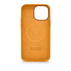 Decoded Coque pour iPhone 14 Pro MagSafe en Silicone Antimicrobienne Orange