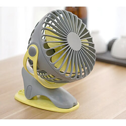 Universal Ventilateur rotatif complet à 360 degrés Rechargeable 4000mAh Refroidisseur Refroidisseur Mini Ventilateur USB 4 Vitesses Rechargeable USB Clip de bureau Fan | Gadget USB