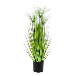 Emerald Cyperus artificiel Haspan 75 cm en pot