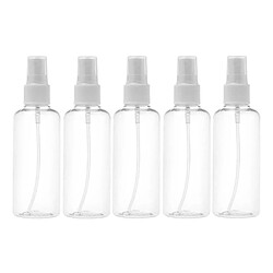 15x Bouteille Rechargeable Transparente Bouteille Cosmétique Pompe 100ML Réutilisable