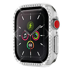 Coque en TPU décoration en strass transparent pour votre Apple Watch Series 7 45mm