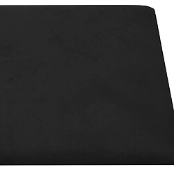 Acheter vidaXL Panneaux muraux 12 pcs Noir 30x30 cm Velours 1,08 m²