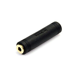 StarTech 3.5mm Audio Cable Adapter; female/female; (Black)