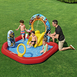 Avis Bestway Piscine Gonflable Parc de Jeux Avengers 211x198x125 cm +2 Ans Jardin 98800