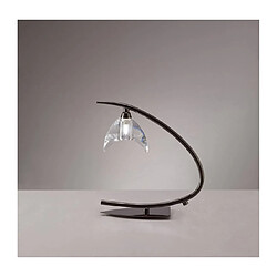 Luminaire Center Lampe de Table Eclipse 1 Ampoule G9 Small, chrome noir