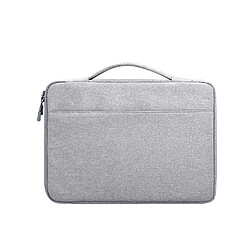 Wewoo Sacoche Oxford Cloth Sac à main pour ordinateur portable étanche 13,3 poucesavec sangle de coffre à bagages Gris