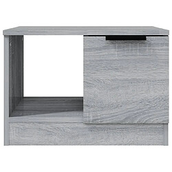 Acheter vidaXL Table basse sonoma gris 50x50x36 cm bois d'ingénierie