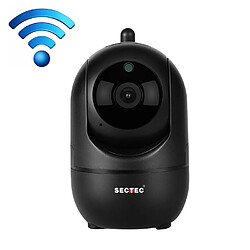 Wewoo Caméra de surveillance étanche noire à la maison intérieure sans fil Wifi Intelligent Suivi automatique de la de réseau HD