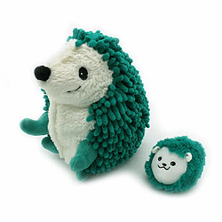 Avis Les Deglingos Peluche Ptipotos-herisson maman bebe vert