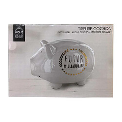 The Concept Factory Tirelire cochon XXL Futur milliardaire.