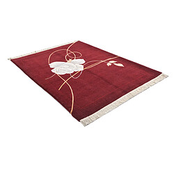 Vidal Tapis de laine 203x152 rouge Darya