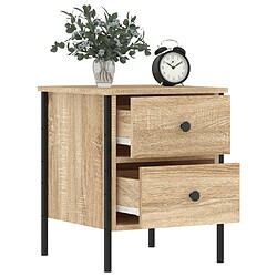 Acheter Maison Chic Table de chevet,Table de Nuit,Meuble de Rangement chêne sonoma 40x42x50 cm bois d'ingénierie