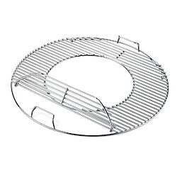 JX BBQ System Barbecue en Acier Inoxydable pour chaudière 57 cm + Fonte 'Sear Grate' pour système Barbecue Gourmet pas cher