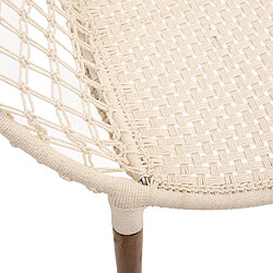 Acheter Atmosphera, Createur D'Interieur Fauteuil ethnique en fil Terre Sauvage - Blanc