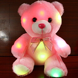 Acheter Universal LED coloré petit ours en peluche en peluche légère