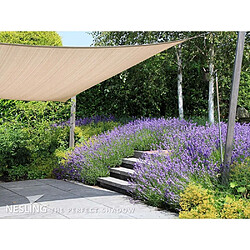 Nesling Voile d'ombrage rectangulaire Coolfit 4 x 3 m Sable.