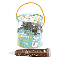 Scrapcooking 16 emporte-pièces Nature + 1 Stylo chocolat