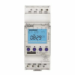 interrupteur horaire - digital - 24h / 7j - 230v - compatible obelis - theben 6100130