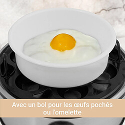 Acheter Suntec Cuiseur à œufs inox EGG-8564 Design pour 1 à 7 œufs, cuisson réglable, signal sonore et bol pour œufs brouillés