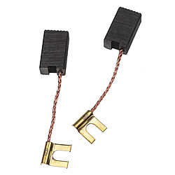 vhbw 2x Balais de charbon pour moteur 6,35 x 10 x 17mm compatible avec Eibenstock Automix 11502, Mxt 110 B outil électrique