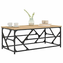 Avis Maison Chic Table basse,Table Console Table d'appoint, Table pour salon Chêne sonoma 100x50x40 cm Bois d'ingénierie -MN91544