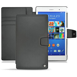 Housse cuir Sony Xperia Z3 Tablet Compact - Rabat portefeuille - Noir ( Nappa / Black ) - NOREVE