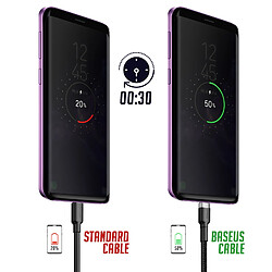 Acheter Câble USB vers USB Type C Charge & Synchro Charge Rapide 1m Baseus - Noir