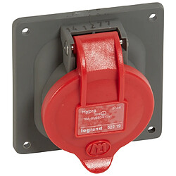 prise tableau 16 ampères 3p+t ip44 rouge - legrand hypra eu 52219