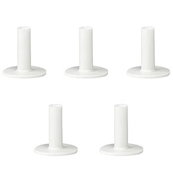 5pcs plastique tees golf titulaire titulaire té entraînement pratique tapis 54mm