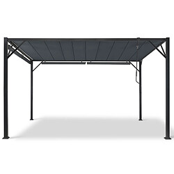 Acheter Idmarket Pergola LUXE orientables 3x4 M