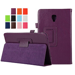 Housse Samsung Galaxy Tab A 10.5 Wifi - 4G/LTE Style Cuir violette avec Stand - Etui coque violet de protection tablette Galaxy TabA 10,5 pouces 2018 T590 / T595 - accessoires pochette XEPTIO !