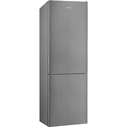 Smeg FC20EN1X Refrigerateur Deux Portes Réversible 360L 240V 50Hz 180W Froid Ventilé Verre Inox