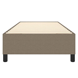 Acheter vidaXL Cadre de lit sans matelas taupe 80x200 cm tissu